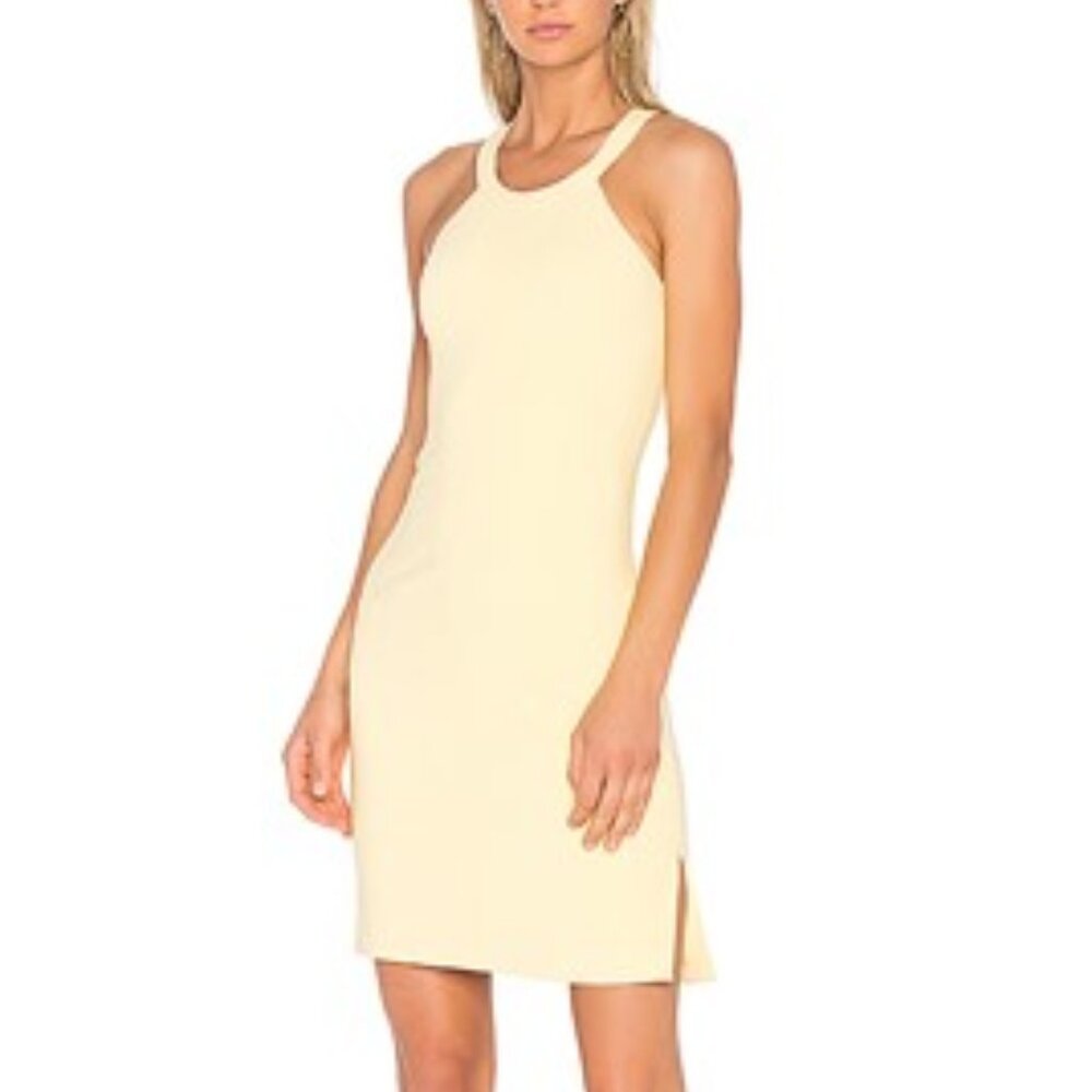 Elizabeth & James Yellow Imogen Slim Dress